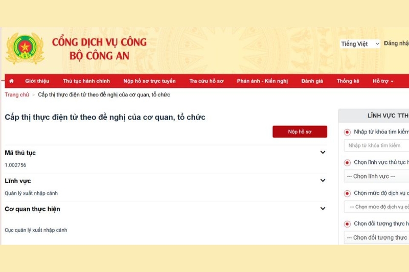 Hướng dẫn chi tiết các bước làm thủ tục Visa online