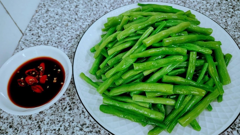 Đậu que luộc