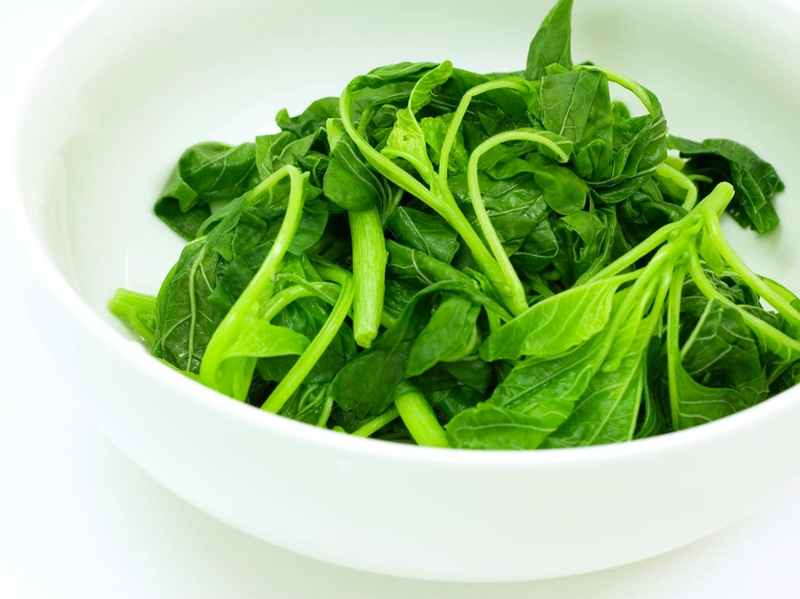 Rau dền luộc