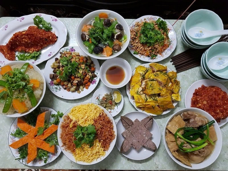 thực đơn đám giỗ miền Bắc ảnh 1