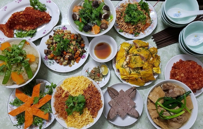 thực đơn đám giỗ miền Tây ảnh 1