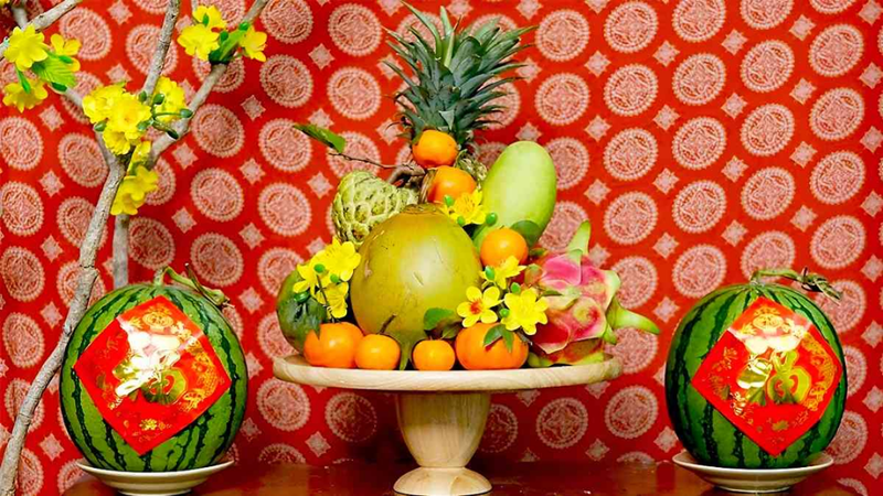 thực đơn mâm cơm cúng tất niên 12