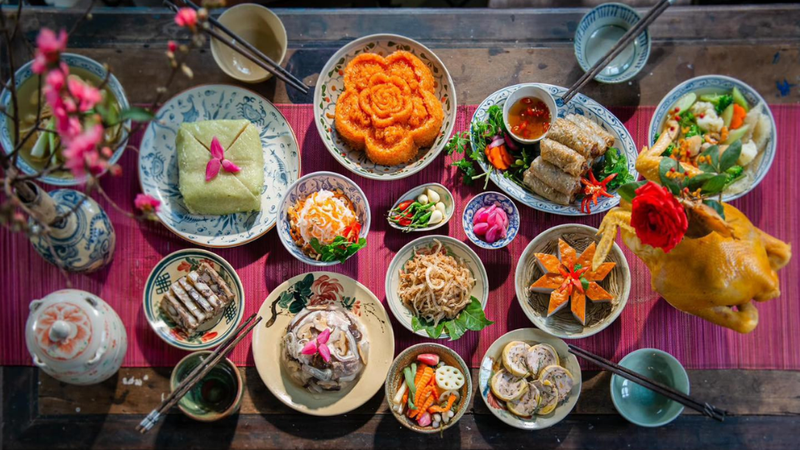 thực đơn mâm cơm cúng tất niên 15