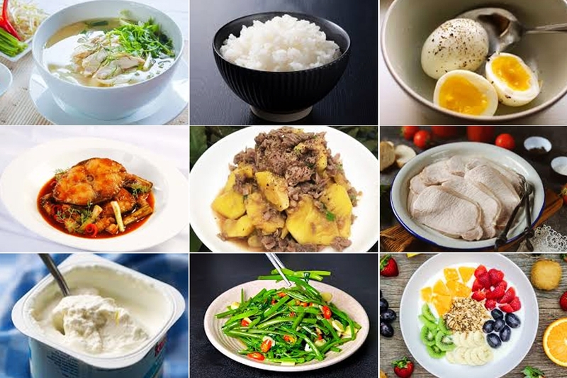 Thực đơn tăng cân cho nữ ngày 3.