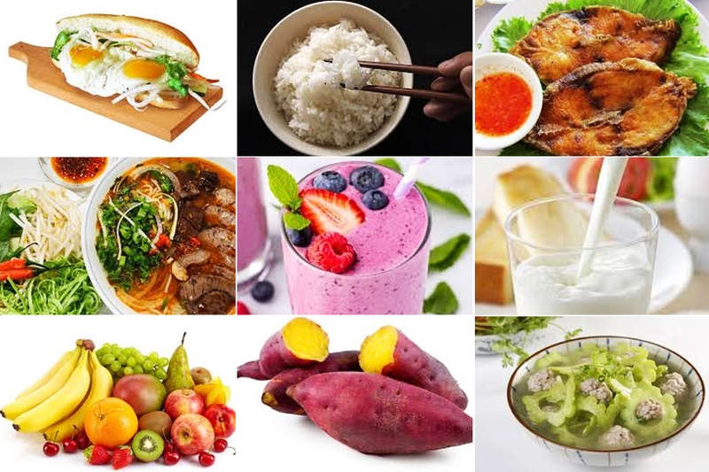 Thực đơn tăng cân cho nữ ngày 5.