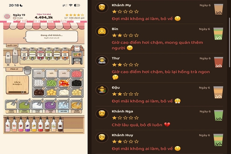 Mẹo chơi Tiệm Trà Mơ Ước giúp chủ tiệm mới bớt “đau đầu”