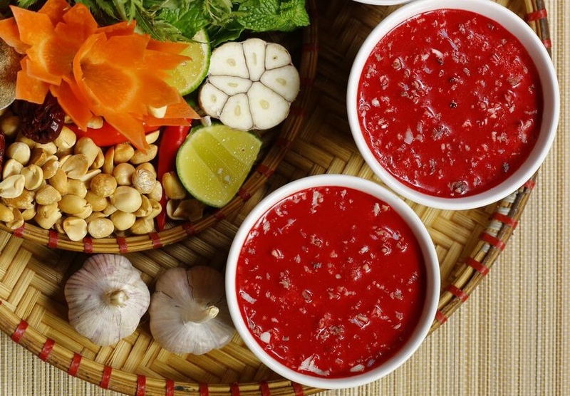 Tiết canh dê 1