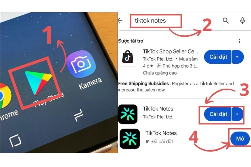 Cách tải TikTok Notes trên điện thoại