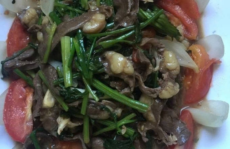 Tim bò xào cần tây ảnh 6
