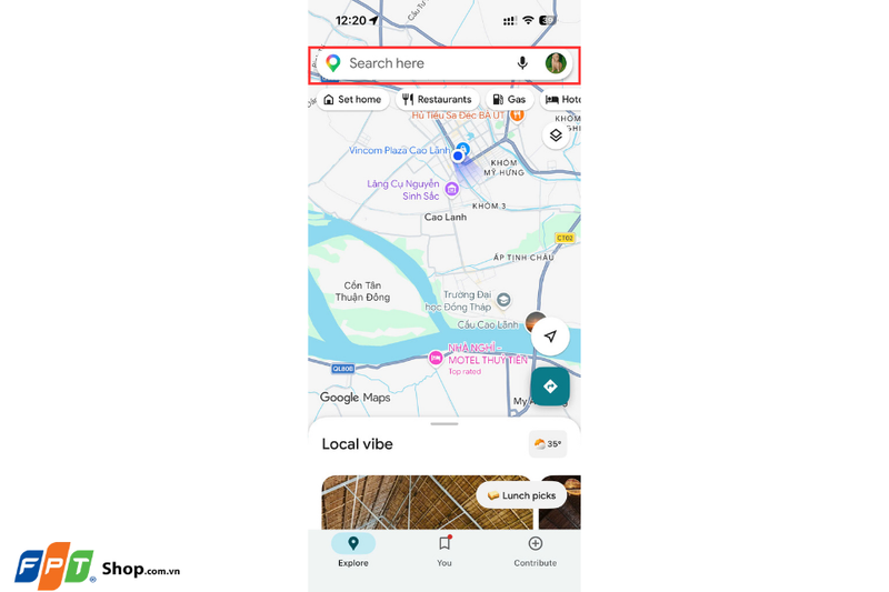 Tìm cây xăng gần nhất trên iPhone 8
