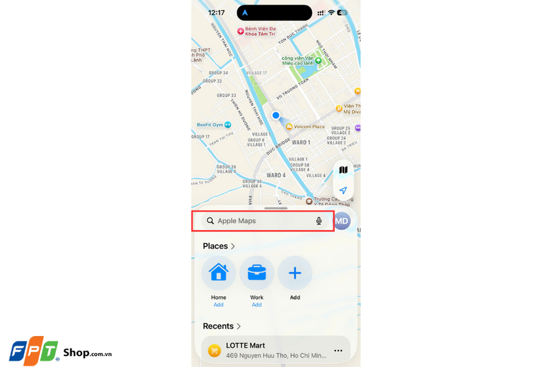 Tìm cây xăng gần nhất trên iPhone 5