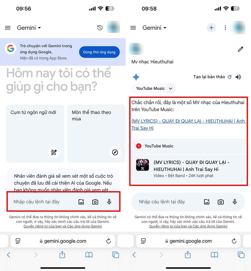 Cách tìm bài hát YouTube bằng công cụ Gemini ảnh 3