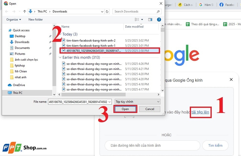 tìm Facebook qua hình ảnh 3