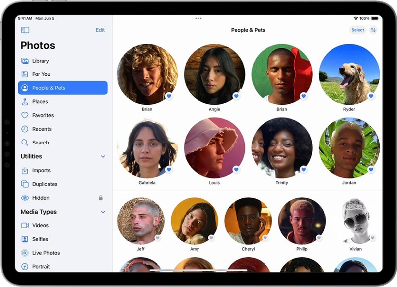 Tìm người trong Ảnh trên iPad - Hình 2