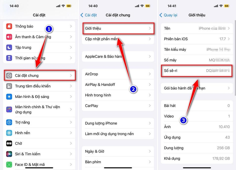 Tìm số serial sản phẩm Apple - 03