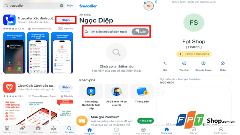 Dùng ứng dụng Truecaller để tìm thông tin cá nhân qua số điện thoại