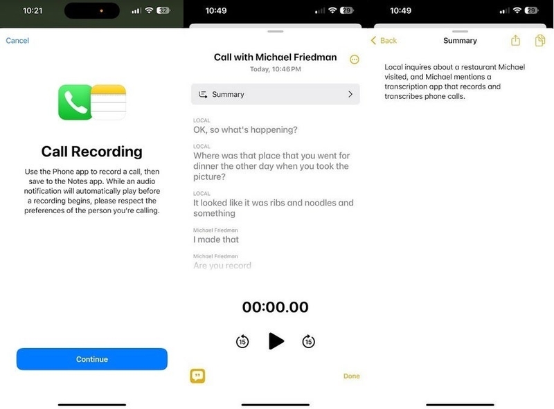 Ghi âm cuộc gọi trên Apple Intelligence 3