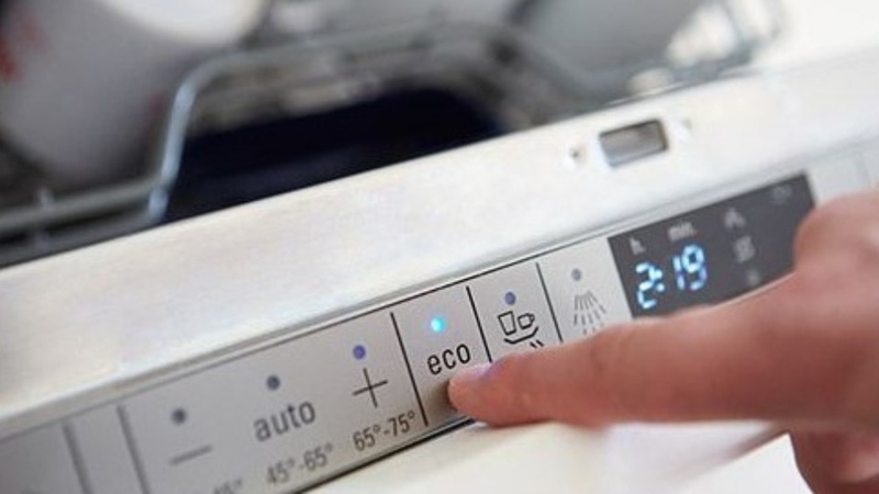 Bước 2: Chọn chương trình rửa