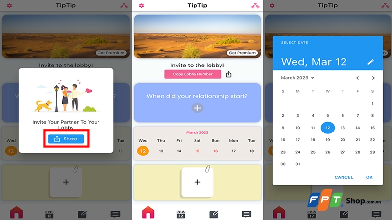 Bắt đầu khám phá và tận hưởng các tính năng trong TipTip