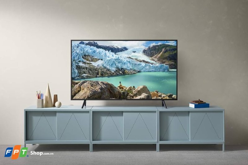Thiết kế tràn viền tinh tế và khả năng nâng cấp hình ảnh của Tivi Samsung