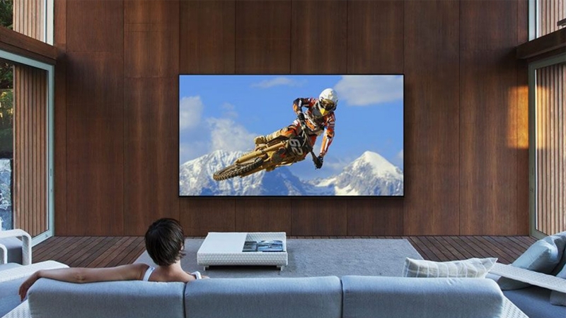 Tivi 75 inch phù hợp với không gian phòng rộng