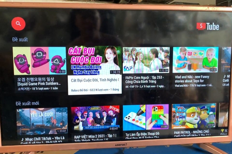 tivi asanzo mất kết nối youtube (ảnh 5)