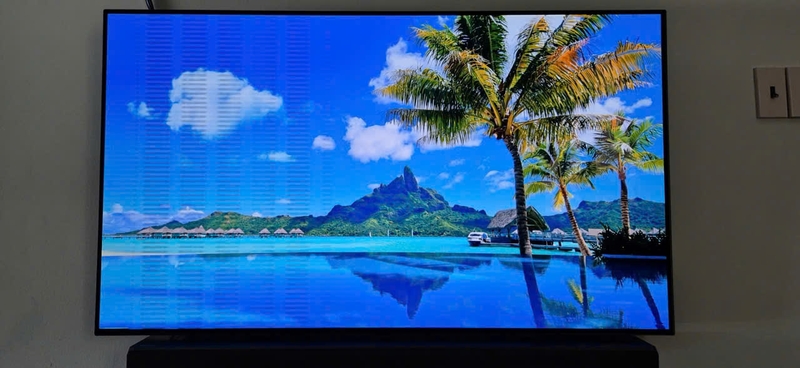 tivi bị sọc dọc màn hình 8