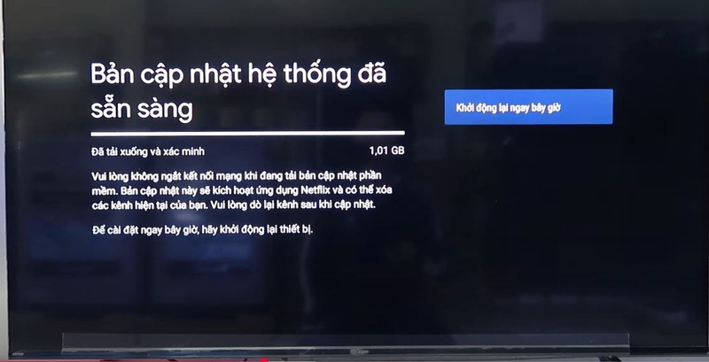 tivi casper báo lỗi hệ thống hình 6