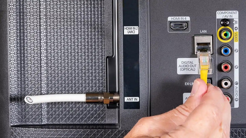 Tín hiệu truyền hình kém hoặc dây kết nối bị hỏng