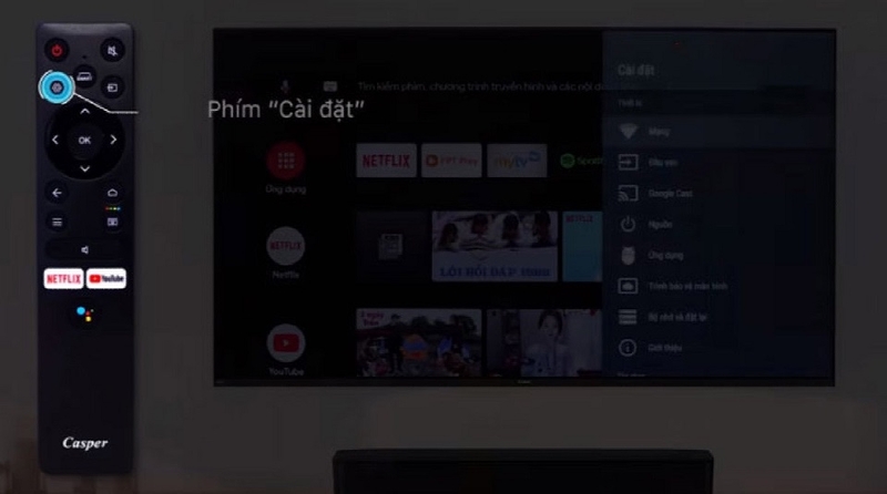 Điều chỉnh lại cài đặt màu sắc