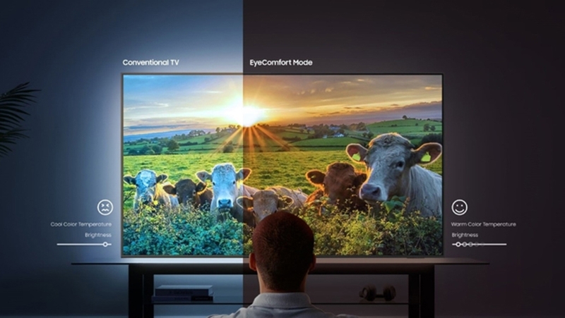 Một số tivi hiện nay có tính năng bảo vệ mắt