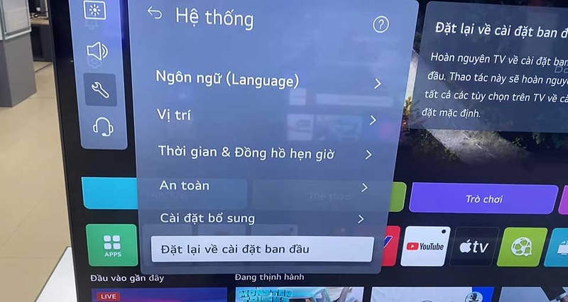 Tivi mất tiếng 1 bên loa - 08