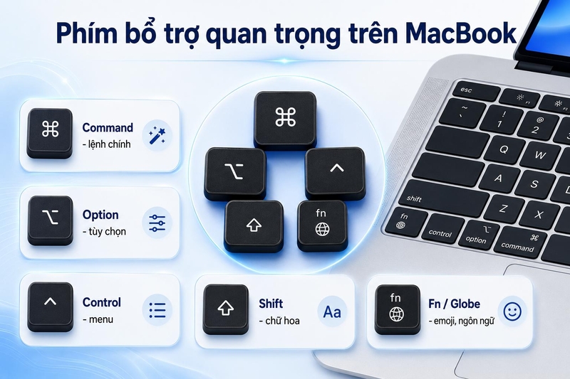 tổ hợp phím tắt Macbook ảnh 2