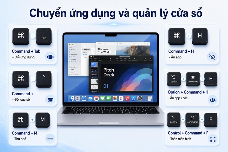 tổ hợp phím tắt Macbook ảnh 6
