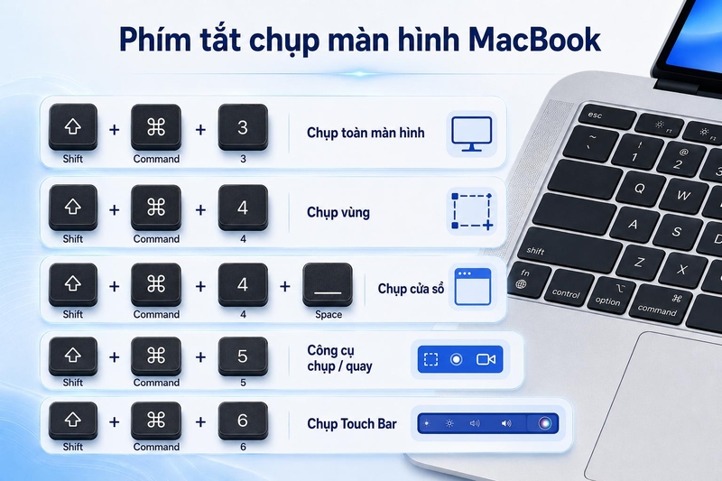 tổ hợp phím tắt Macbook ảnh 7