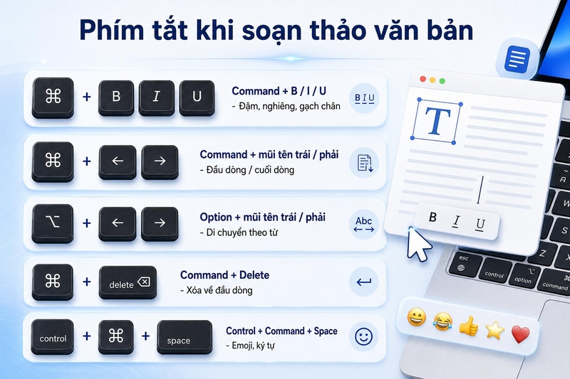 tổ hợp phím tắt Macbook ảnh 11