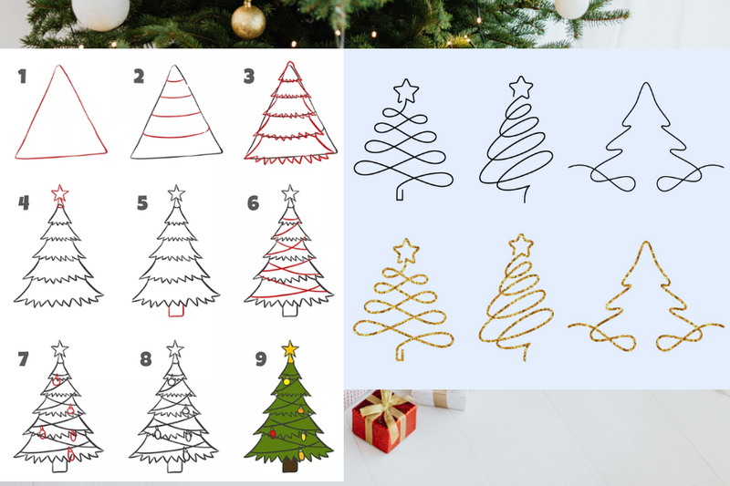 tô màu cây thông noel (3)