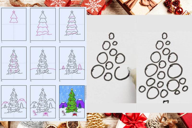 tô màu cây thông noel (4)