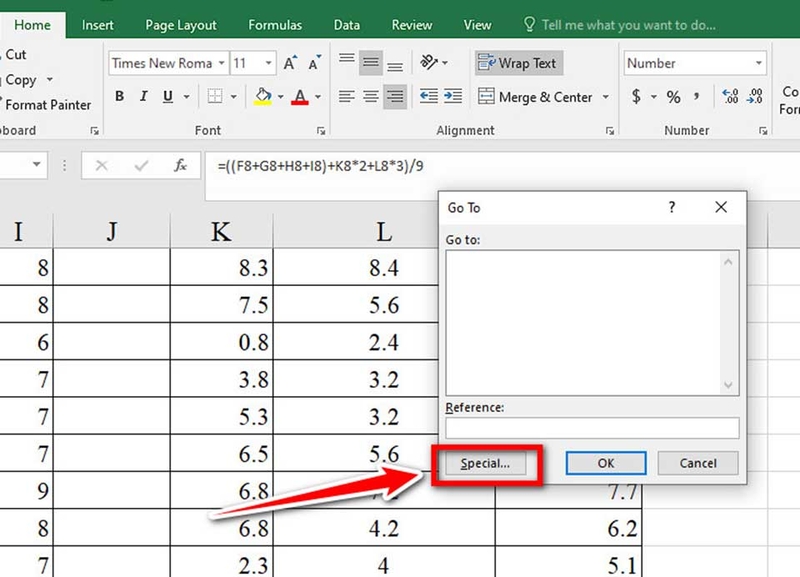 Cách tô màu ô công thức trong Excel - 08