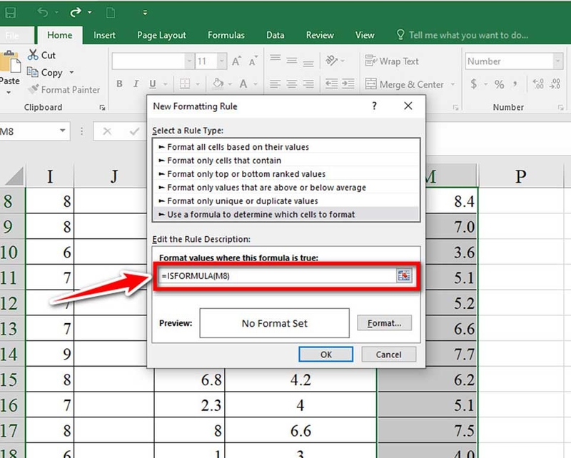 Cách tô màu ô công thức trong Excel - 03
