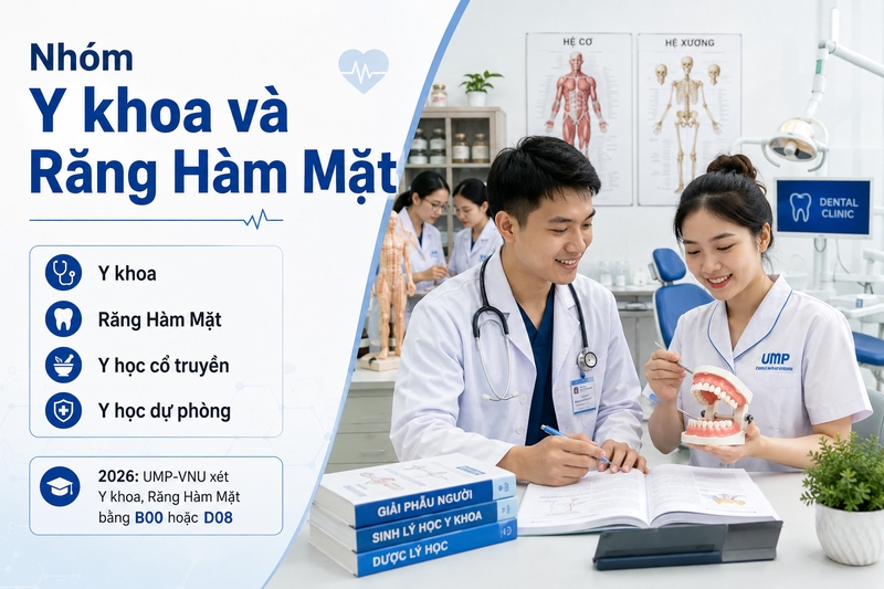 Nhóm Y khoa và Răng Hàm Mặt