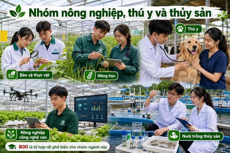 Nhóm nông nghiệp, thú y và thủy sản
