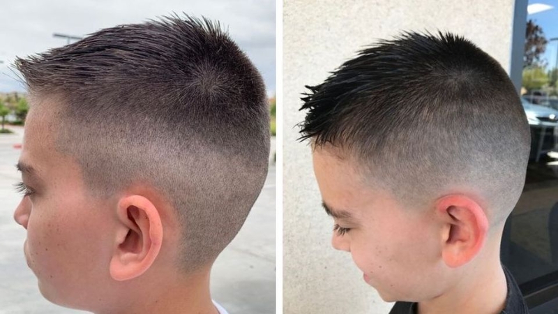 tóc Hàn Quốc cho bé trai 12