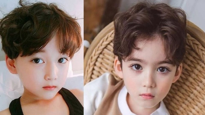 tóc Hàn Quốc cho bé trai 8