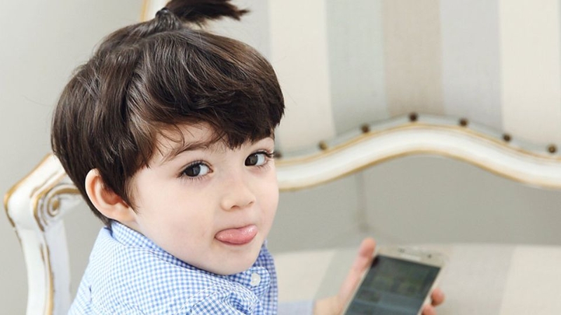 tóc Hàn Quốc cho bé trai 9