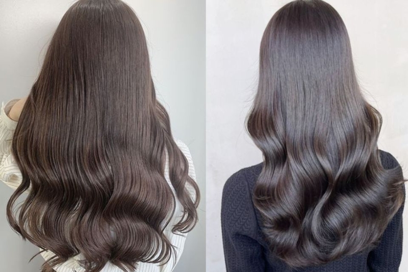 Tóc uốn xoăn đuôi Hàn Quốc