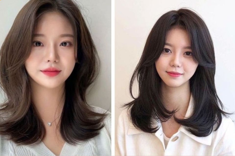 Kiểu tóc ngang vai Hàn Quốc