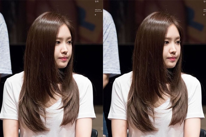 Tóc thẳng tự nhiên