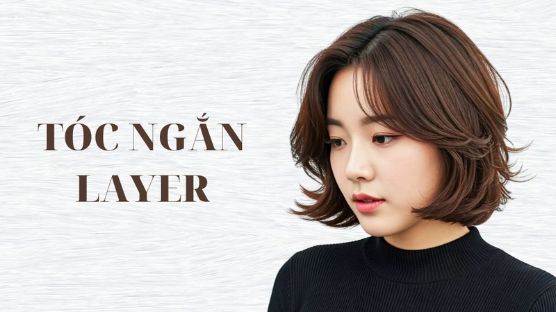 Tóc ngắn layer