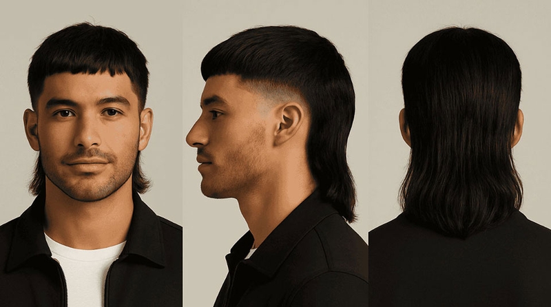Tóc mullet dài nam - 08